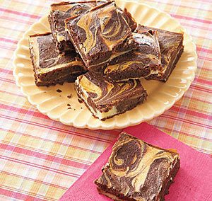 CREAM CHEESE BROWNIES  (Adapted from All Recipes)
