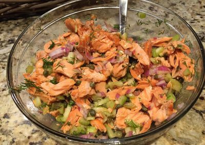SALMON SALAD (Adapted from Ina Garten)
