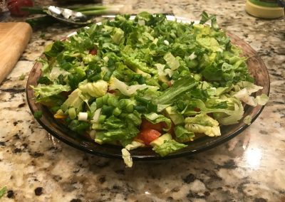 8 LAYER DIP (a healthier version of the classic) (Adapted from Martha Stewart)