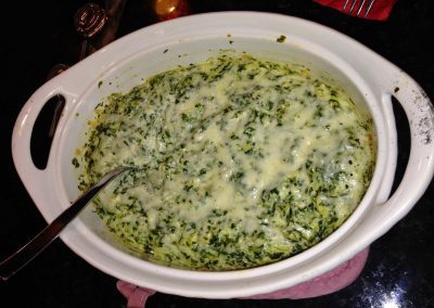 HOUSTON’S SPINACH ARTICHOKE DIP (Adapted from Food.com)