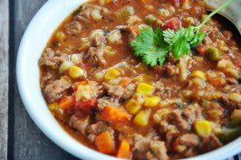 BEEF BARLEY SOUP (Adapted from Food.com)