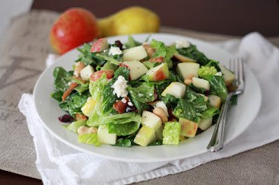FALL CHOPPED SALAD (Adapted from One Lovely Life)