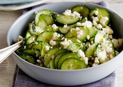 GREEK FETA AND CUCUMBER SALAD (Adapted from Michael Symon)