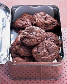 OUTRAGEOUS CHOCOLATE COOKIES (Adapted from Martha Stewart)