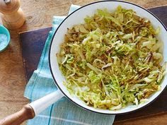 SAUTEED CABBAGE  (Adapted from Food Network)