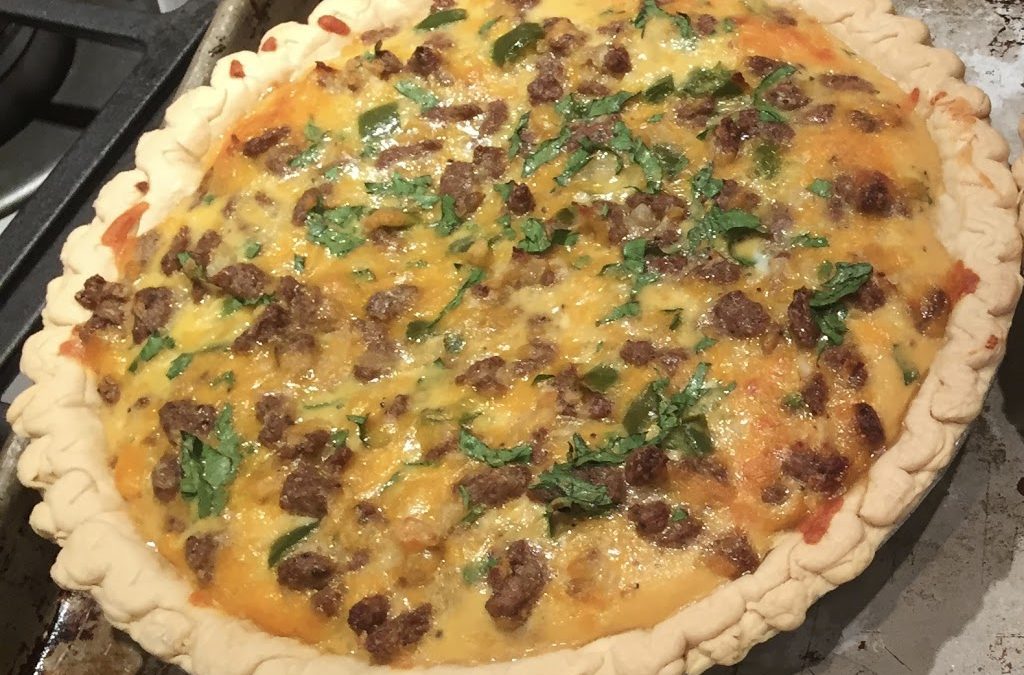 Cheese & Sausage Quiche