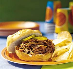 BBQ BEEF SANDWICHES (Adapted from MyRecipes.com)
