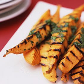 GRILLED SWEET POTATOES (Adapted from Bon Appetit)