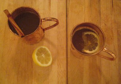 HOT APPLE CIDER WITH BOURBON (OR RUM)