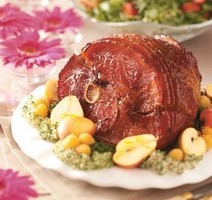 BOURBON BAKED HAM (Adapted from Taste of Home)