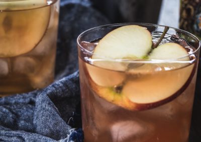 CRANBERRY APPLE CIDER COCKTAIL (Adapted from jelly toast blog)