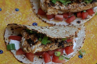 GROUPER TACOS (Adapted from Envie Recipes)