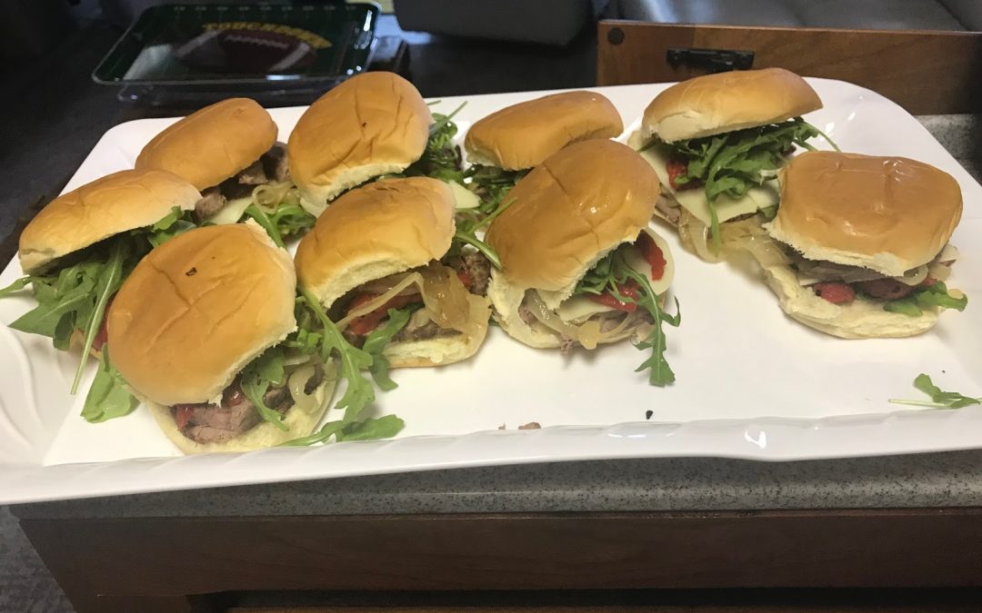 FLANK STEAK SANDWICHES