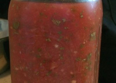 HOMEMADE SALSA (Adapted from Mountain Mama cooks)