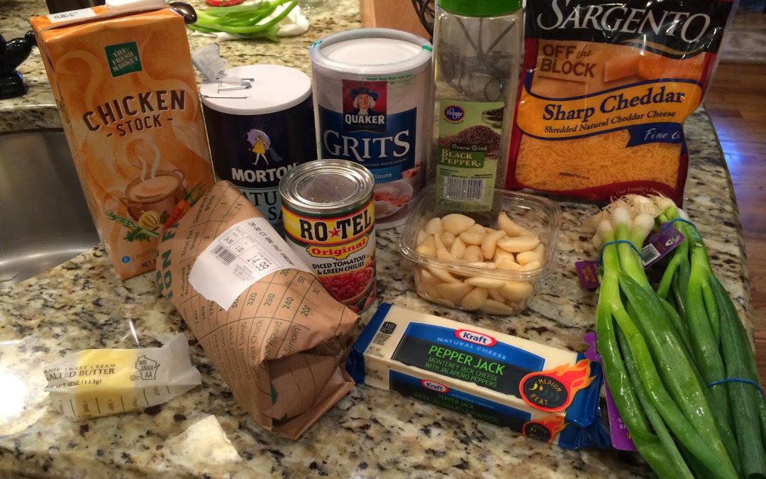 SHRIMP AND GRITS CASSEROLE (Adapted from Southern Living)