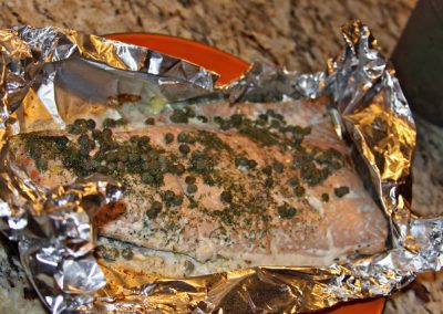 SALMON ON THE GRILL