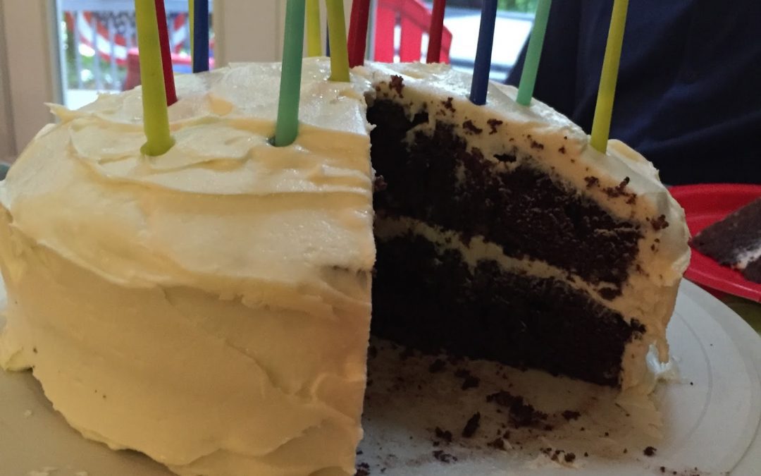 BLACK AND WHITE CAKE (Food Network)