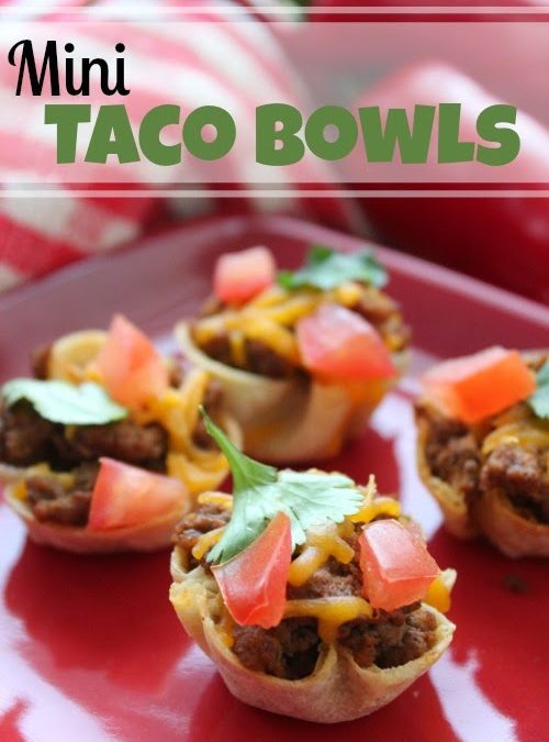 MINI TACO BOWLS (Adapted from The Today Show)