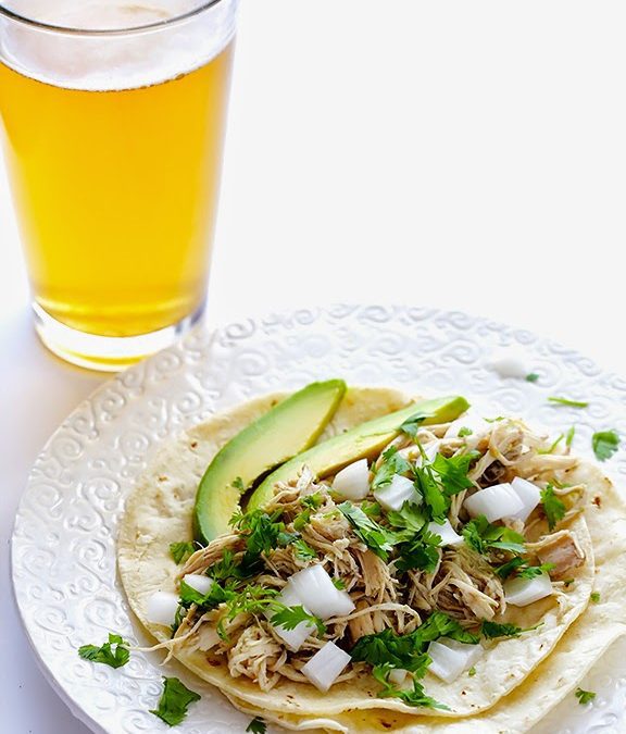 SALSA VERDE CHICKEN TACOS (Adapted from Gimmesomeoven)