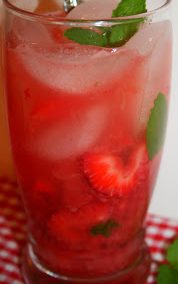 STRAWBERRY WATERMELON MOJITOS (Adapted from Deep South Dish)
