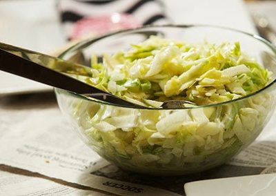 APPLE CABBAGE SLAW (Adapted from Sassafras Catering)