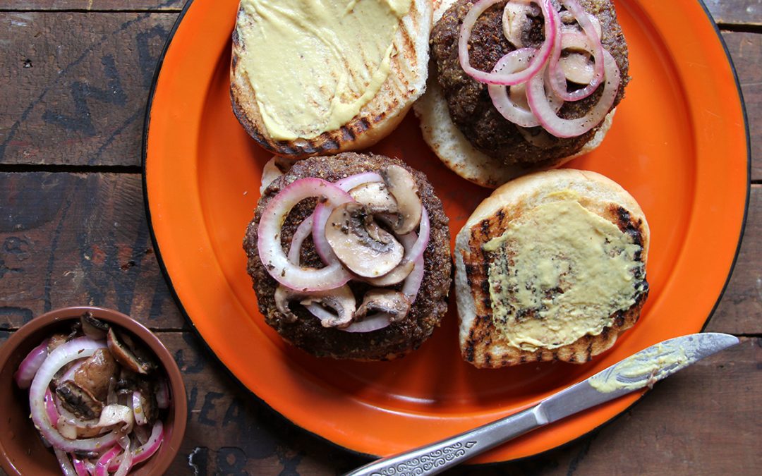 BLUE CHEESE STUFFED BURGERS