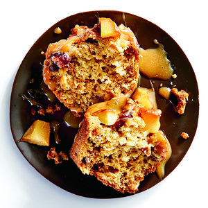 CRANBERRY APPLE GRANOLA MUFFINS (Adapted from Southern Living)