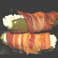 GRILLED BACON CHEESE JALAPENOS (Recipe adapted from 100 Days of Real Food)