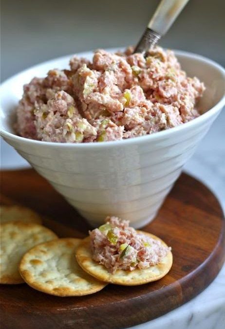 HAM SALAD FINGER SANDWICHES (from Living Tastefully)