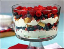 PATRIOTIC TRIFLE (Adapted from Hungry-Girl)