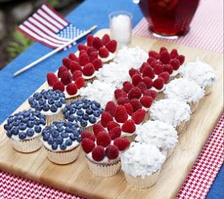 RED WHITE AND BLUE CUPCAKES By Amy Sedaris