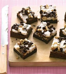 ROCKY ROAD BROWNIES (Adapted from Martha Stewart)