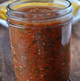 HOMEMADE SALSA (Adapted from Mountain Mama Cooks)