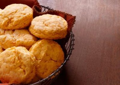 SWEET POTATO BISCUITS (Adapted from Food Network)