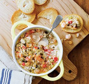 WARM SHRIMP GUMBO DIP (Adapted from Southern Living)