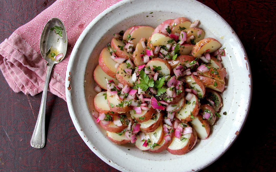 WARM RED POTATO SALAD