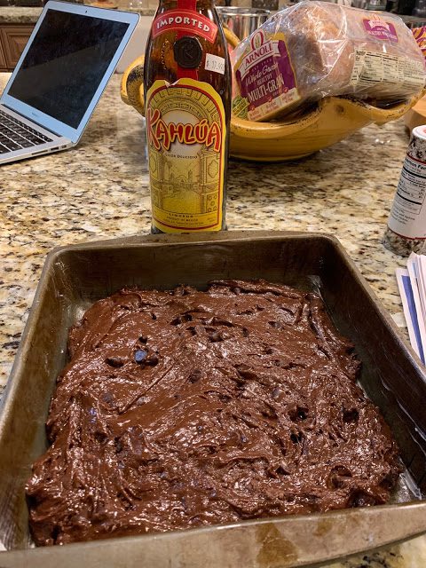KAHLUA BROWNIES IN A PINCH
