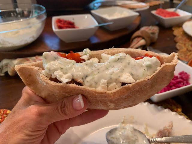 CHICKEN SOUVLAKI GYROS (Adapted from Closet Cooking)