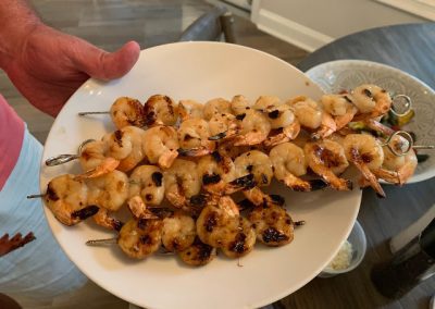 SPICY GRILLED SHRIMP  (Adapted from Martha Stewart)