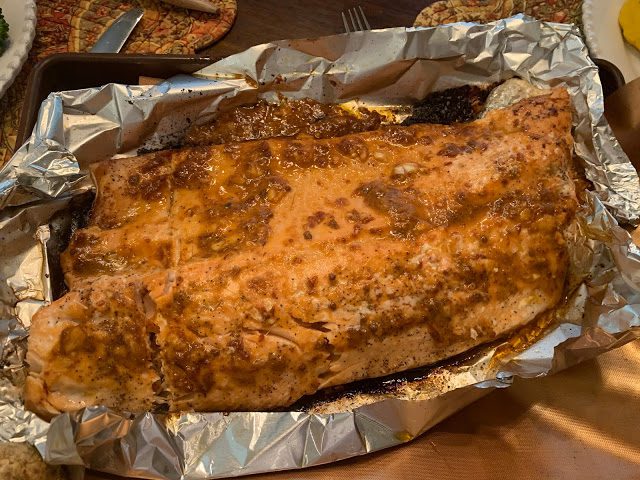 Cilantro Lime Salmon  (Adapted from Closet Cooking)